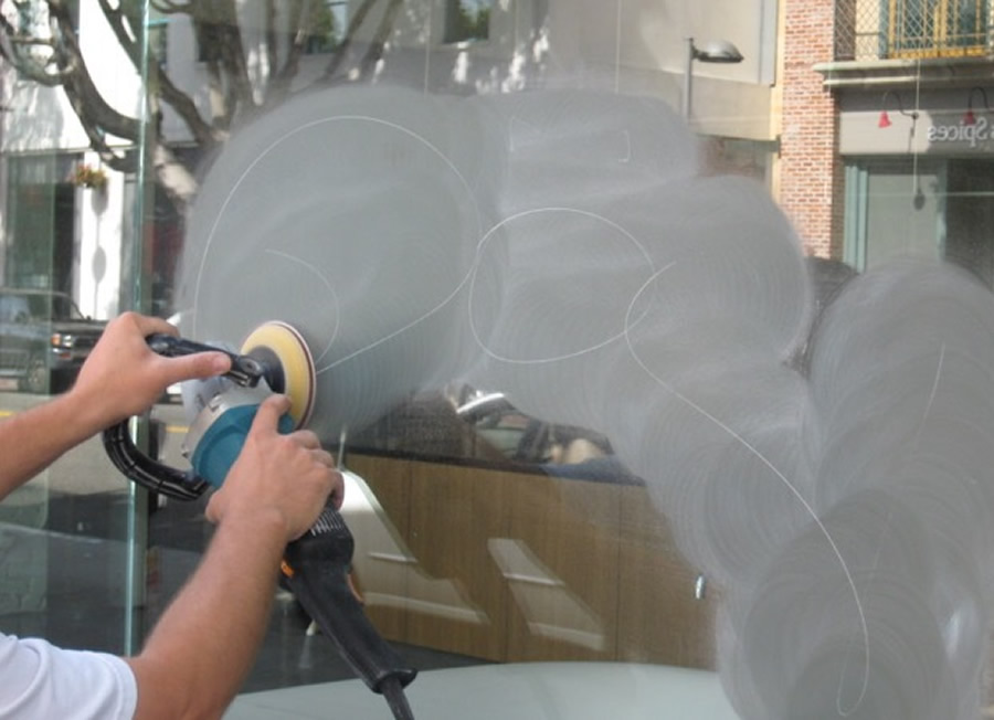 Removing Glass Scratches
