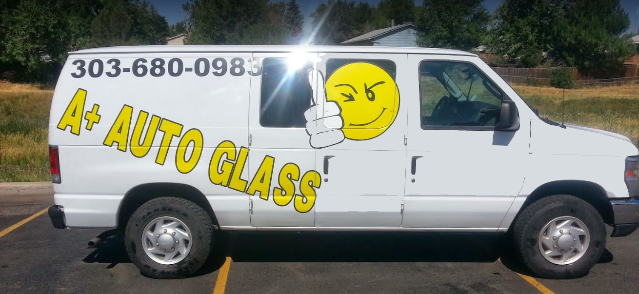 A Plus Auto Glass Service Van
