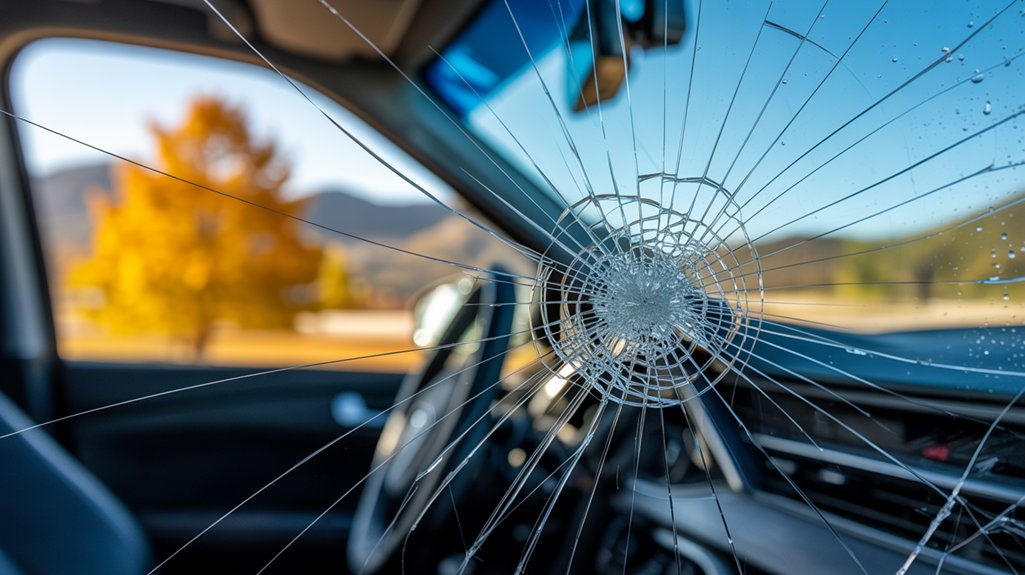 Obstructed vision windshield repair in Lone Tree